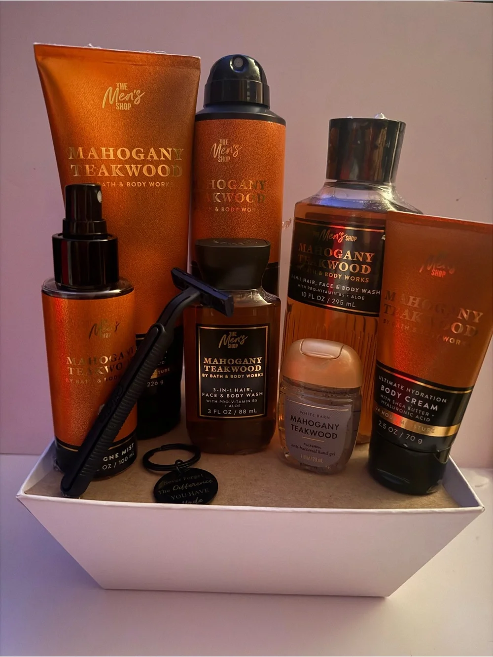 MAHOGANY TEAKWOOD Men's Luxury Grooming Set